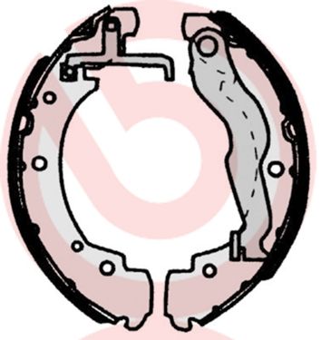 Zestaw szczęk hamulcowych BREMBO S 85 515