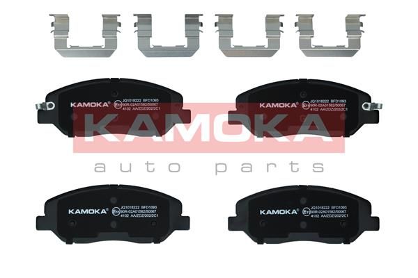 Zestaw klocków hamulcowych, hamulce tarczowe KAMOKA JQ1018222