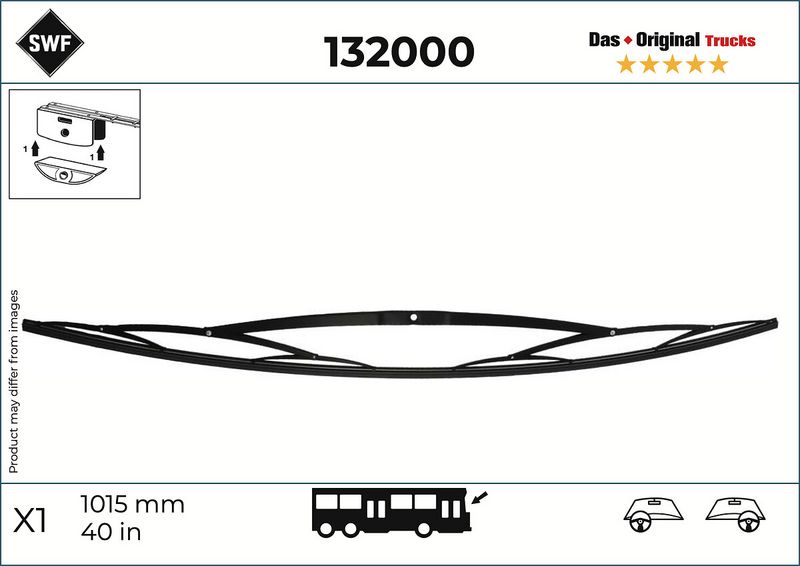Pióro wycieraczki SWF 132000