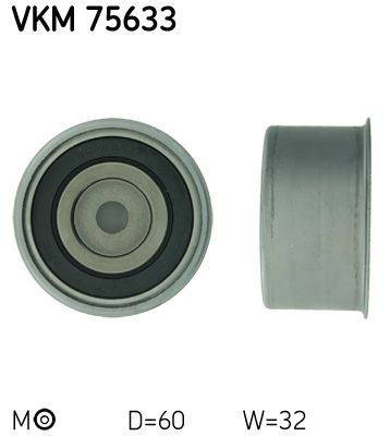 Rolka napinacza, pasek rozrządu SKF VKM 75633