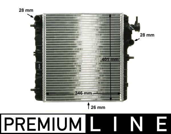 Chłodnica, układ chłodzenia silnika MAHLE CR1116000P