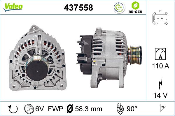 Alternator VALEO 437558