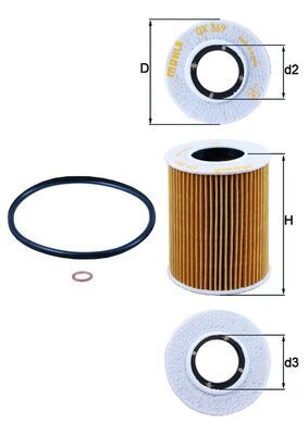 Filtr oleju KNECHT OX 369D