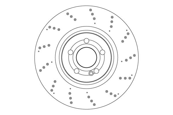 Tarcza hamulcowa TRW DF6946S
