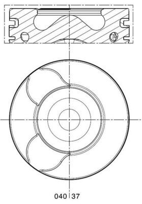 Tłok MAHLE 0403702