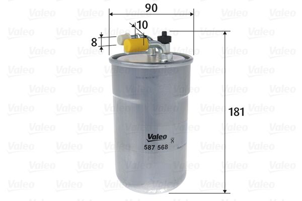 Filtr paliwa VALEO 587568