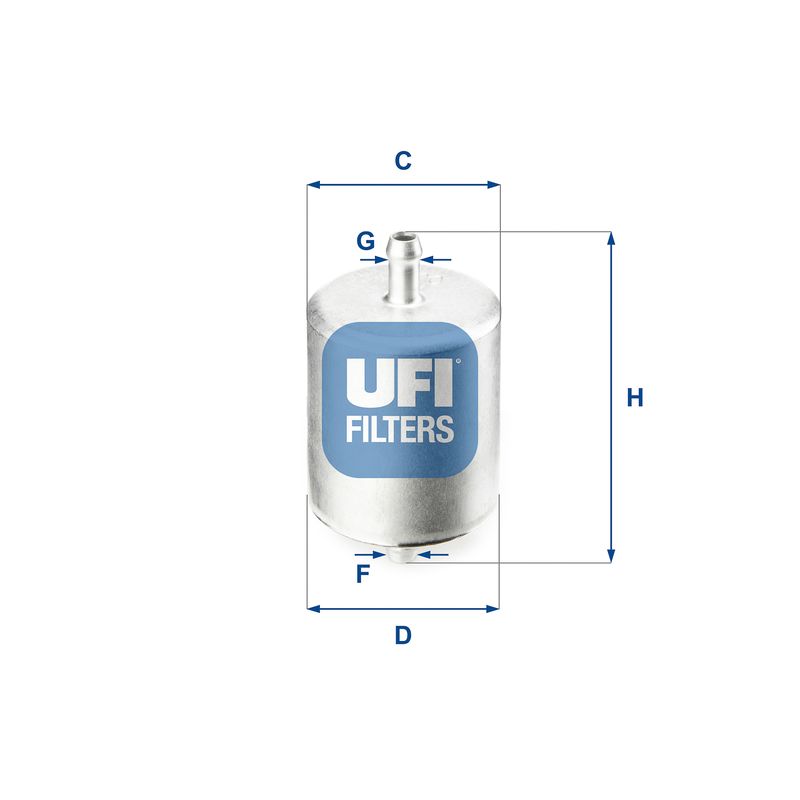 Filtr paliwa UFI 31.760.00