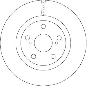 Tarcza hamulcowa TRW DF6675