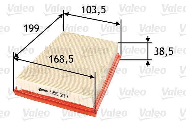 Filtr powietrza VALEO 585277