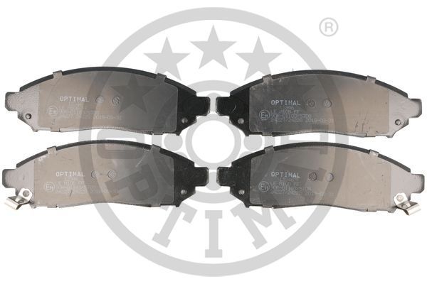 Zestaw klocków hamulcowych, hamulce tarczowe OPTIMAL BP-12346