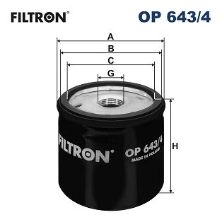 Filtr oleju FILTRON op 643/4