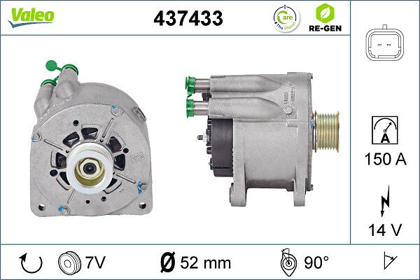 Alternator VALEO 437433