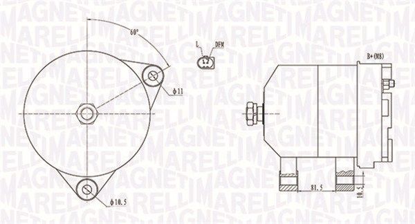 Alternator MAGNETI MARELLI 063731915010