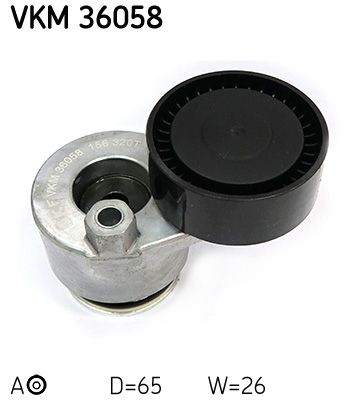 Rolka napinacza, pasek klinowy wielorowkowy SKF VKM 36058