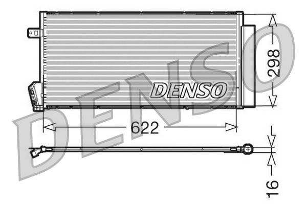 Skraplacz, klimatyzacja DENSO DCN09018