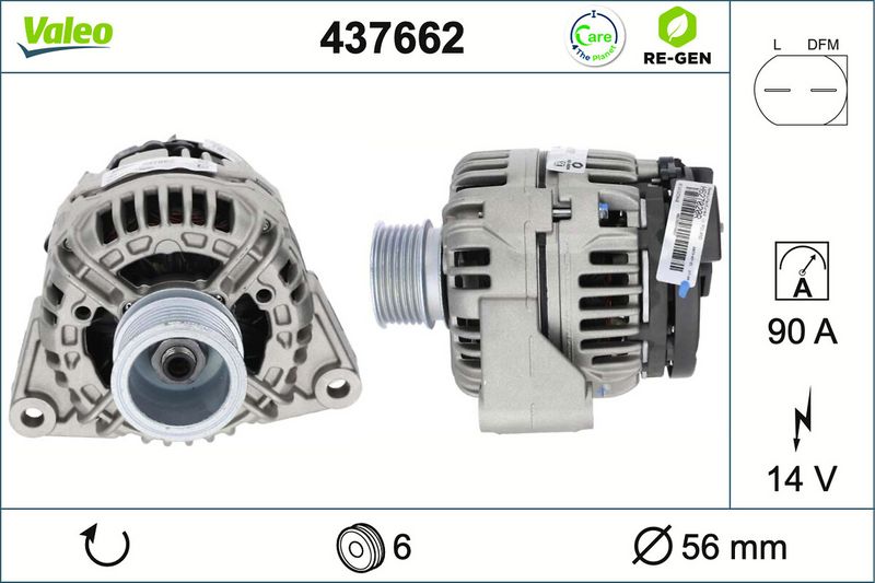 Alternator VALEO 437662