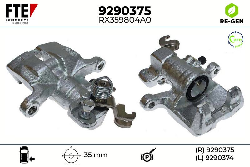 Zacisk hamulca FTE 9290375
