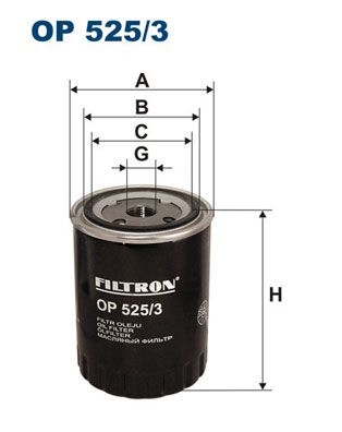 Filtr oleju FILTRON op 525/3