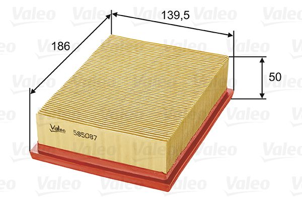 Filtr powietrza VALEO 585087