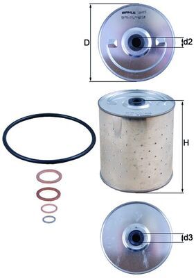 Filtr oleju MAHLE OX85D