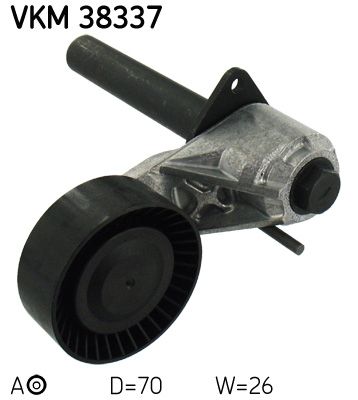 Rolka napinacza, pasek klinowy wielorowkowy SKF VKM 38337