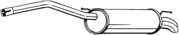 Tłumik końcowy BOSAL 233-087