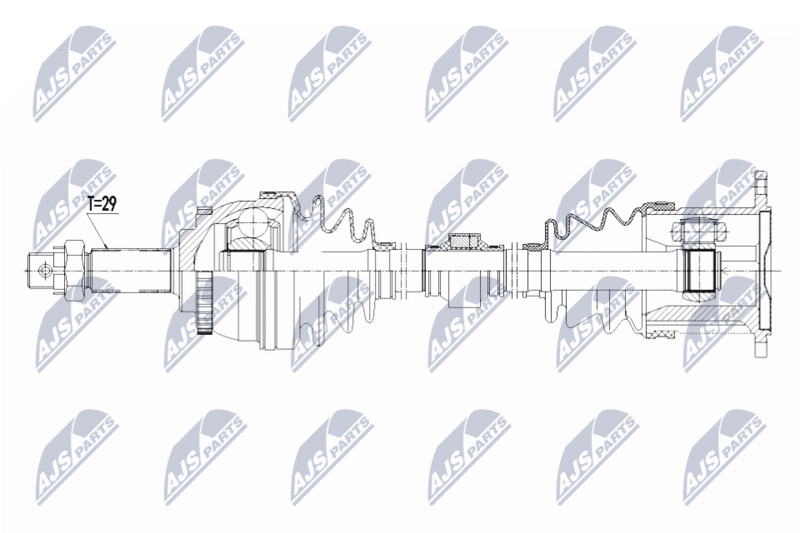 Wał napędowy NTY NPW-NS-066