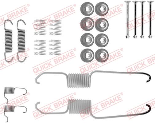 Zestaw akcesoriów, szczęki hamulcowe QUICK BRAKE 105-0685