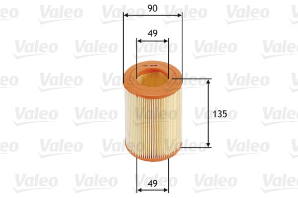 Filtr powietrza VALEO 585681