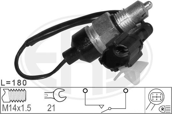 Przełącznik, światło cofania ERA 330571