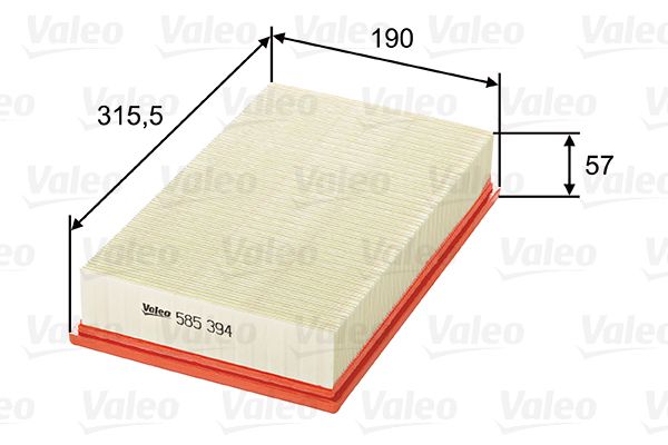 Filtr powietrza VALEO 585394