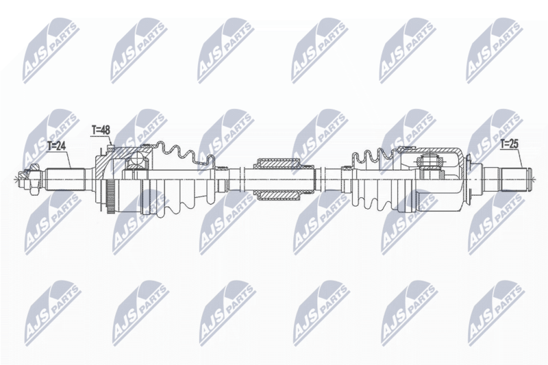 Wał napędowy NTY NPW-HY-551