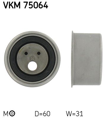 Rolka napinacza, pasek rozrządu SKF VKM 75064