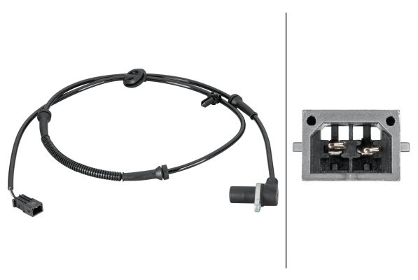 Czujnik, prędkość obrotowa koła HELLA 6pu 012 806-891