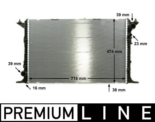Chłodnica, układ chłodzenia silnika MAHLE cr 1026 000p