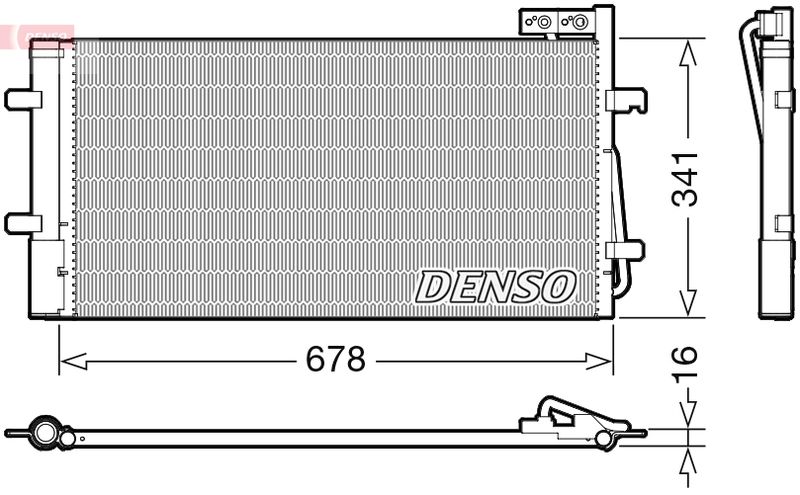 Skraplacz, klimatyzacja DENSO DCN02035
