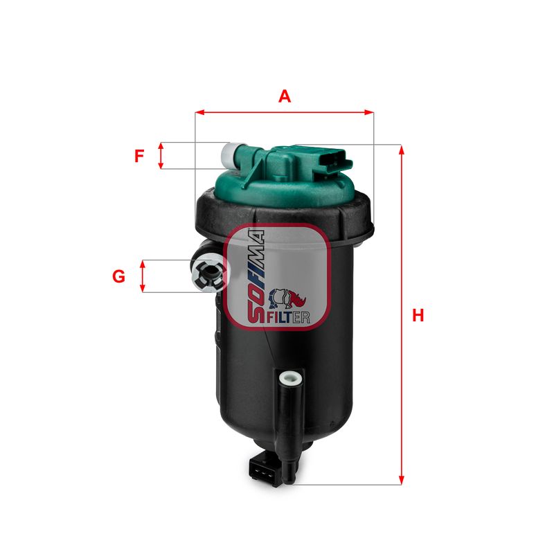 Filtr paliwa SOFIMA S 5148 GC