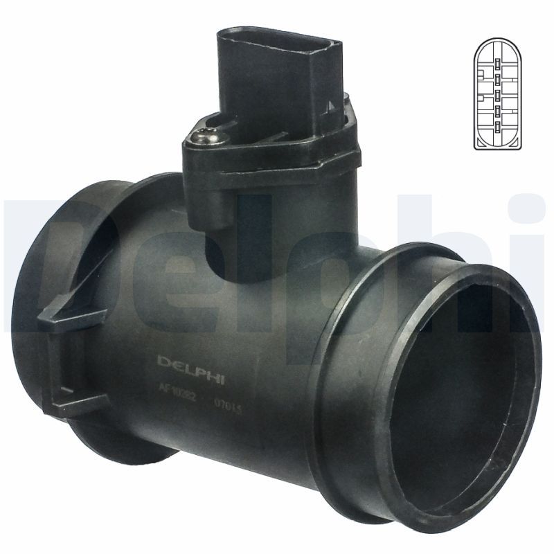 Przepływomierz masowy powietrza DELPHI af10282-12b1