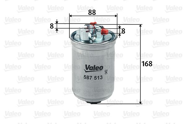 Filtr paliwa VALEO 587513