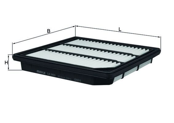 Filtr powietrza KNECHT LX 3455