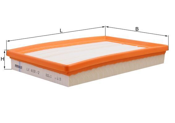 Filtr powietrza KNECHT LX 4031/2