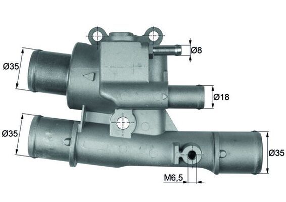 Termostat, płyn chłodzący MAHLE TI12388