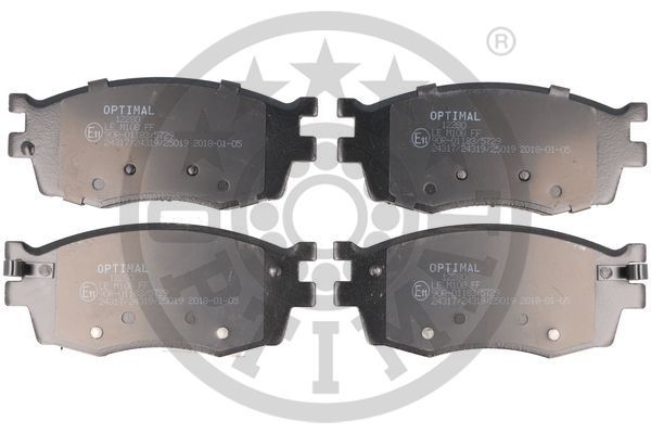 Zestaw klocków hamulcowych, hamulce tarczowe OPTIMAL BP-12280