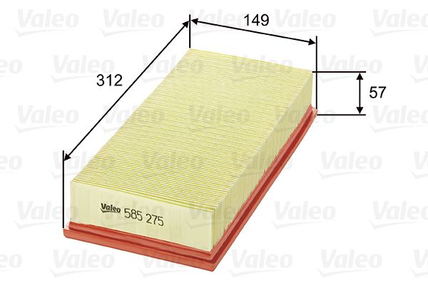 Filtr powietrza VALEO 585275