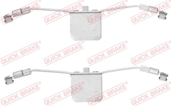 Zestaw akcesoriów, klocki hamulcowe QUICK BRAKE 109-1641