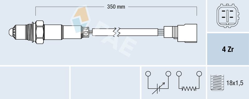 Sonda lambda FAE 77385