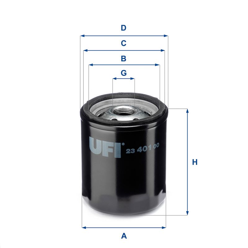 Filtr oleju UFI 23.401.00