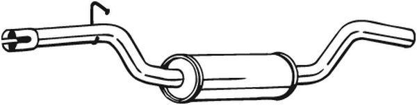 Tłumik środkowy BOSAL 233-211
