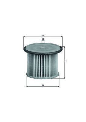 Filtr paliwa KNECHT KX 63/1