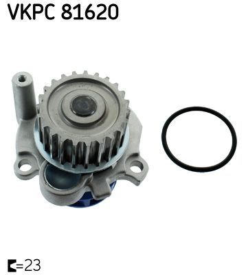 Pompa wody, chłodzenie silnika SKF VKPC 81620